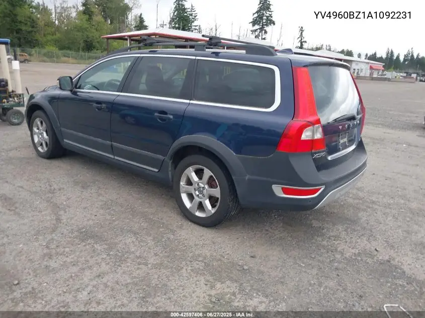 2010 Volvo Xc70 3.2 VIN: YV4960BZ1A1092231 Lot: 42597406