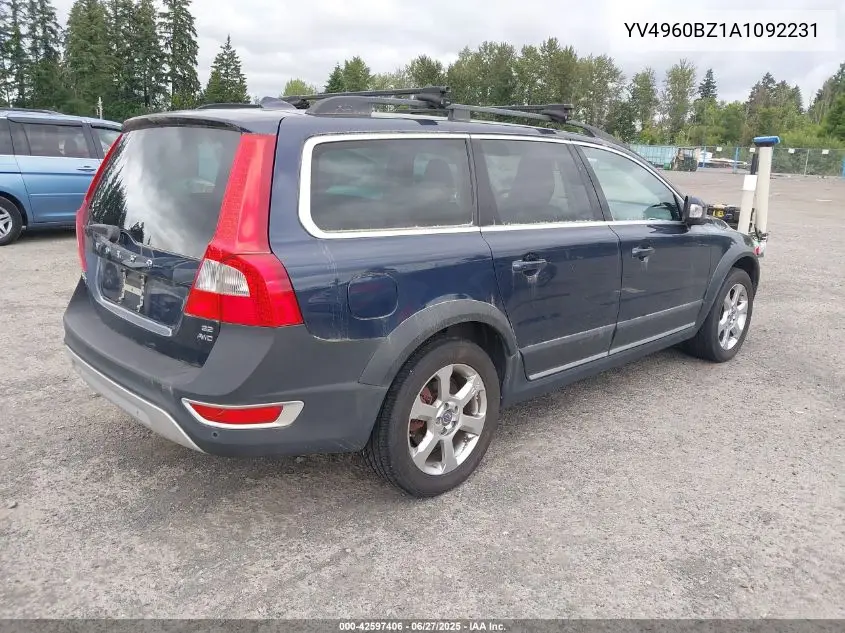 2010 Volvo Xc70 3.2 VIN: YV4960BZ1A1092231 Lot: 42597406