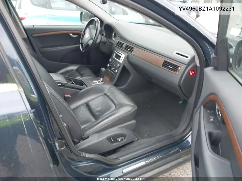 2010 Volvo Xc70 3.2 VIN: YV4960BZ1A1092231 Lot: 42597406