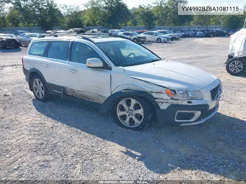 2010 Volvo Xc70 T6 VIN: YV4992BZ6A1081115 Lot: 42646235