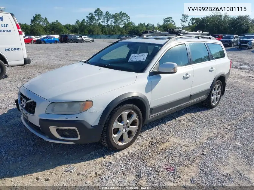 2010 Volvo Xc70 T6 VIN: YV4992BZ6A1081115 Lot: 42646235