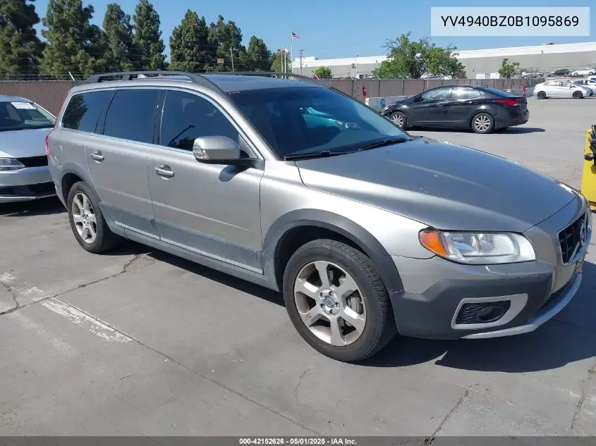 2011 Volvo Xc70 3.2 VIN: YV4940BZ0B1095869 Lot: 42152626