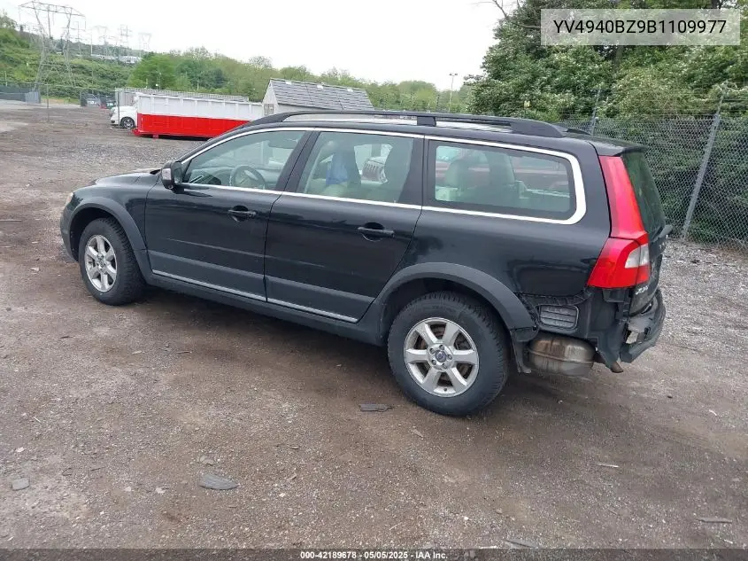 2011 Volvo Xc70 3.2 VIN: YV4940BZ9B1109977 Lot: 42189678