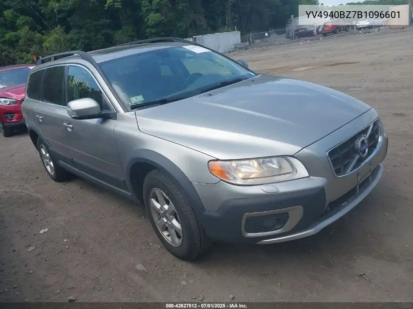 2011 Volvo Xc70 3.2 VIN: YV4940BZ7B1096601 Lot: 42627512