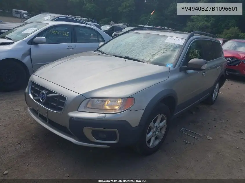 2011 Volvo Xc70 3.2 VIN: YV4940BZ7B1096601 Lot: 42627512