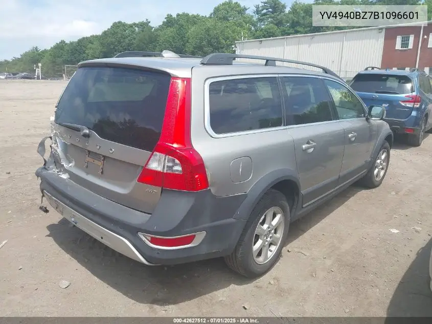 2011 Volvo Xc70 3.2 VIN: YV4940BZ7B1096601 Lot: 42627512