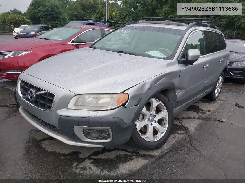 2011 Volvo Xc70 T6 VIN: YV4902BZ8B1113686 Lot: 42650172