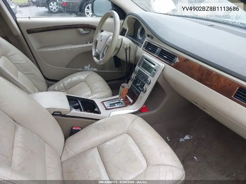 2011 Volvo Xc70 T6 VIN: YV4902BZ8B1113686 Lot: 42650172
