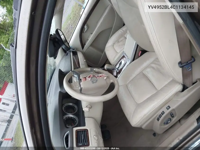 2012 Volvo Xc70 3.2/3.2 Platinum/3.2 Premier/3.2 Premier Plus VIN: YV4952BL4C1134145 Lot: 42222299