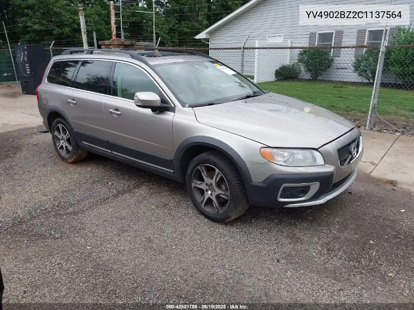 2012 Volvo Xc70 T6/T6 Platinum/T6 Premier Plus VIN: YV4902BZ2C1137564 Lot: 42501786