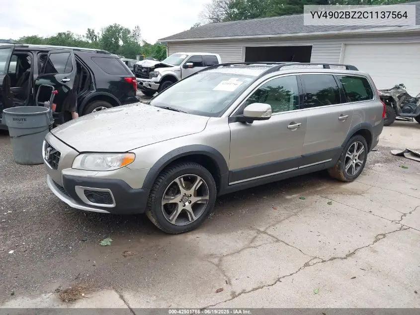 2012 Volvo Xc70 T6/T6 Platinum/T6 Premier Plus VIN: YV4902BZ2C1137564 Lot: 42501786