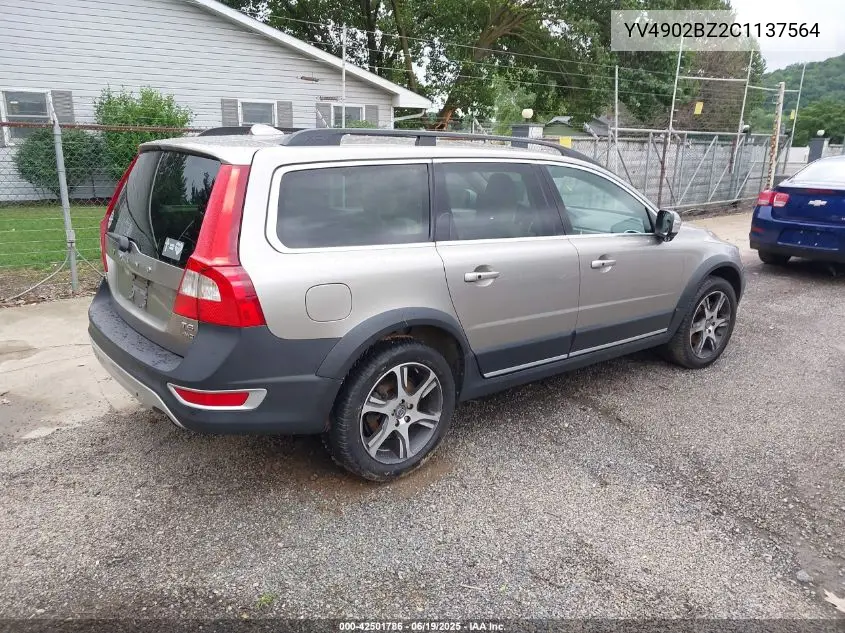 2012 Volvo Xc70 T6/T6 Platinum/T6 Premier Plus VIN: YV4902BZ2C1137564 Lot: 42501786