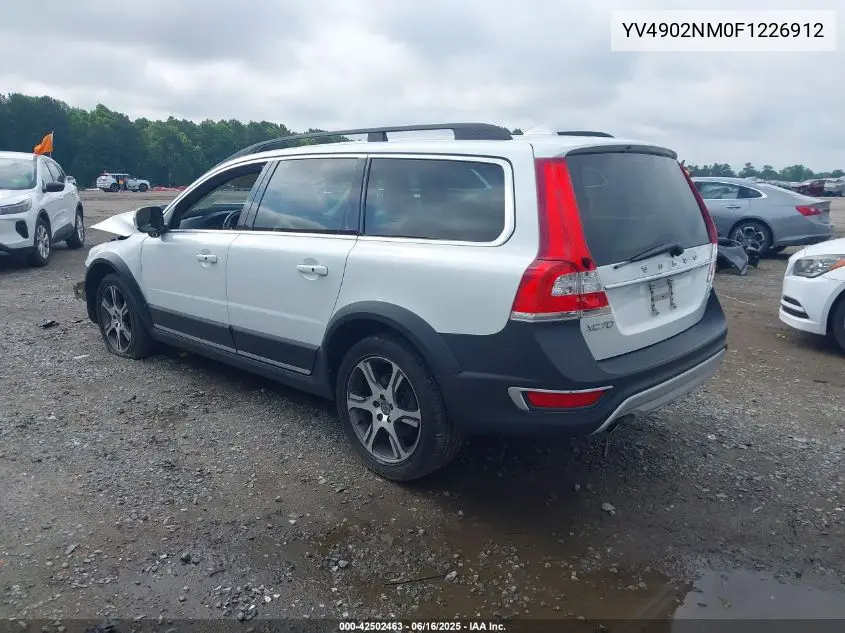2015 Volvo Xc70 T6 Platinum VIN: YV4902NM0F1226912 Lot: 42502463