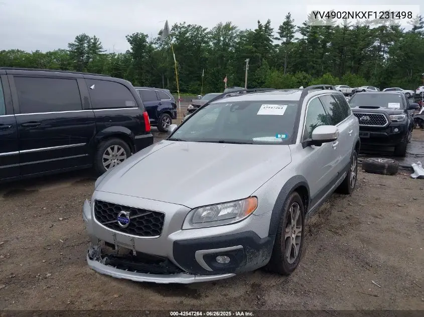 2015 Volvo Xc70 T6 VIN: YV4902NKXF1231498 Lot: 42547264