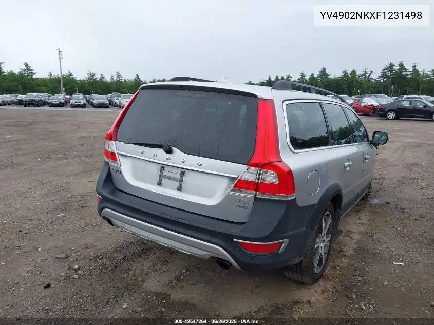 2015 Volvo Xc70 T6 VIN: YV4902NKXF1231498 Lot: 42547264