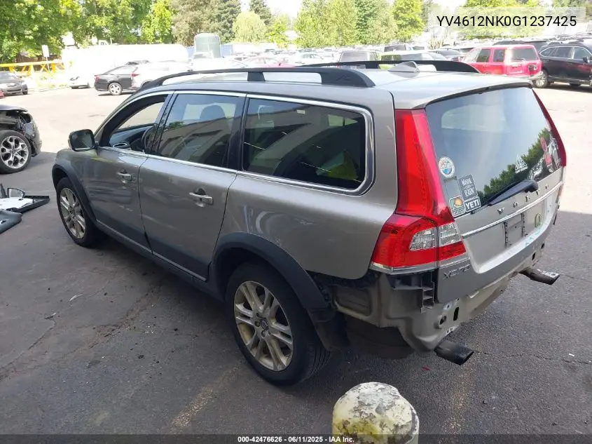 2016 Volvo Xc70 T5 Premier VIN: YV4612NK0G1237425 Lot: 42476626