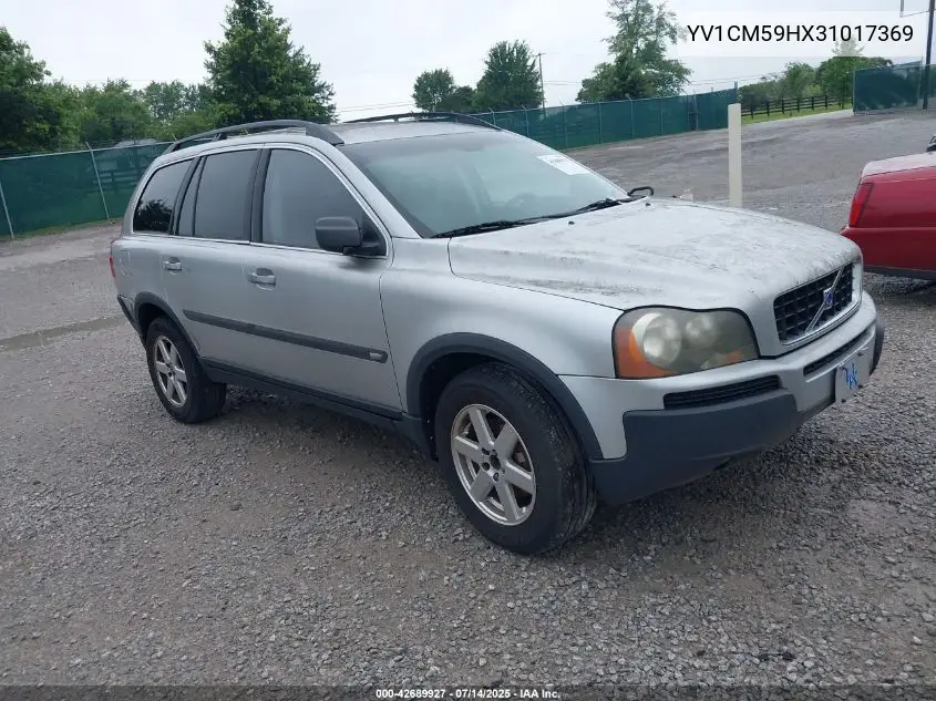 2003 Volvo Xc90 VIN: YV1CM59HX31017369 Lot: 42689927