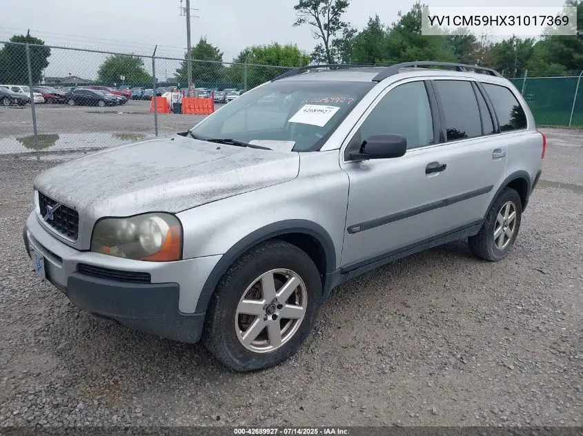 2003 Volvo Xc90 VIN: YV1CM59HX31017369 Lot: 42689927