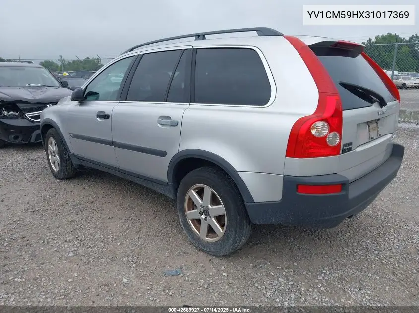 2003 Volvo Xc90 VIN: YV1CM59HX31017369 Lot: 42689927