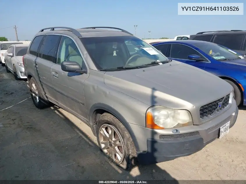 2004 Volvo Xc90 T6 VIN: YV1CZ91H641103526 Lot: 42229840
