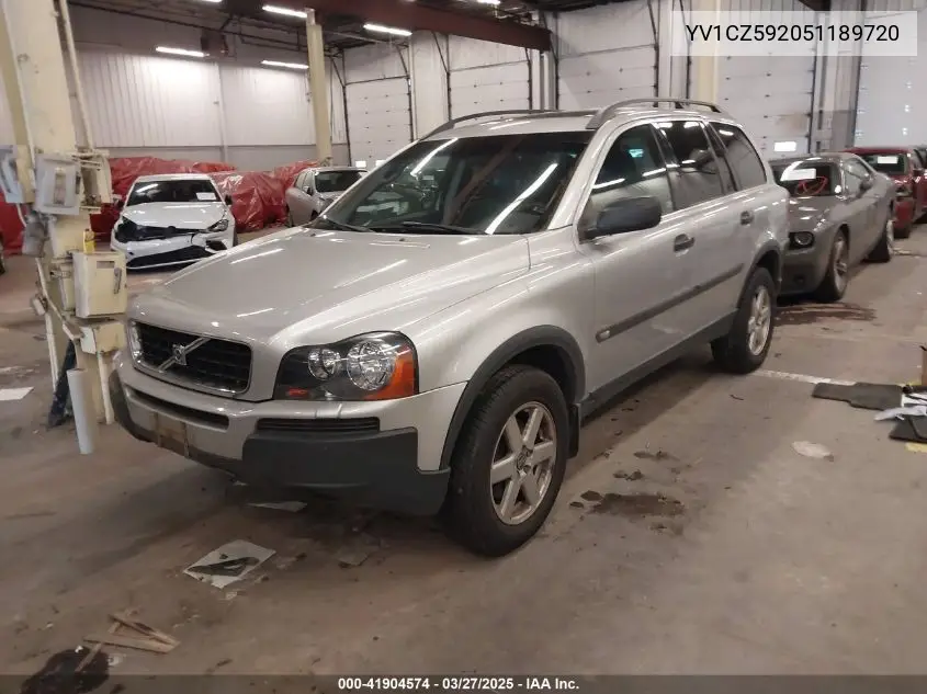 2005 Volvo Xc90 2.5T Awd VIN: YV1CZ592051189720 Lot: 41904574