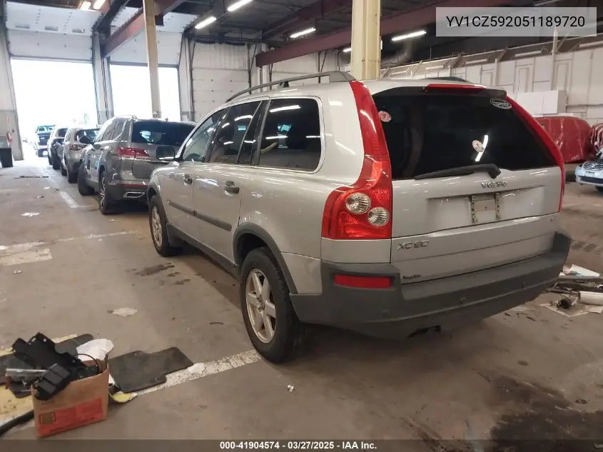 2005 Volvo Xc90 2.5T Awd VIN: YV1CZ592051189720 Lot: 41904574