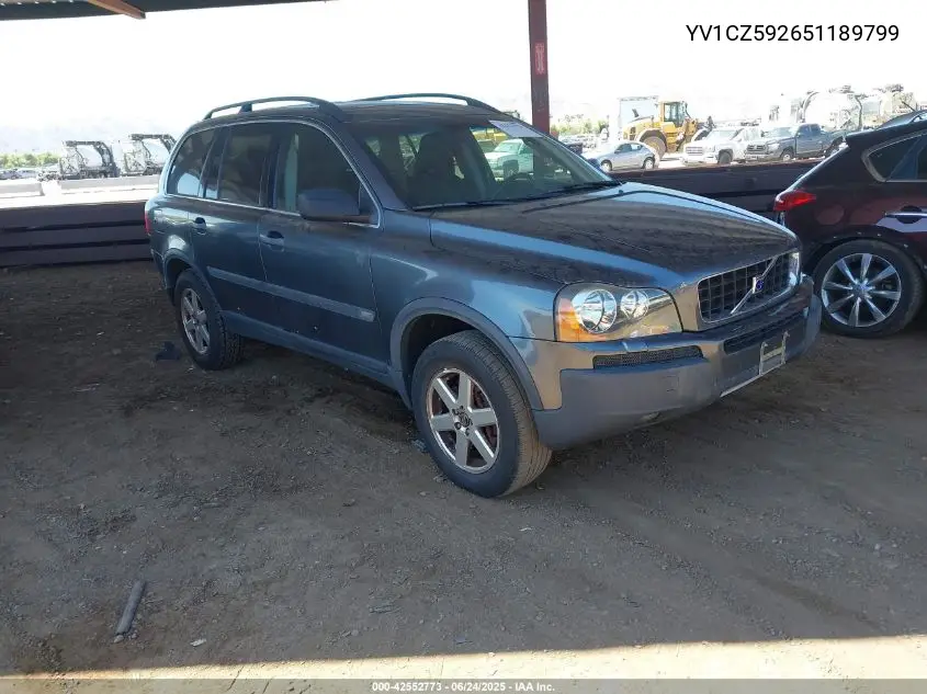 2005 Volvo Xc90 2.5T Awd VIN: YV1CZ592651189799 Lot: 42552773