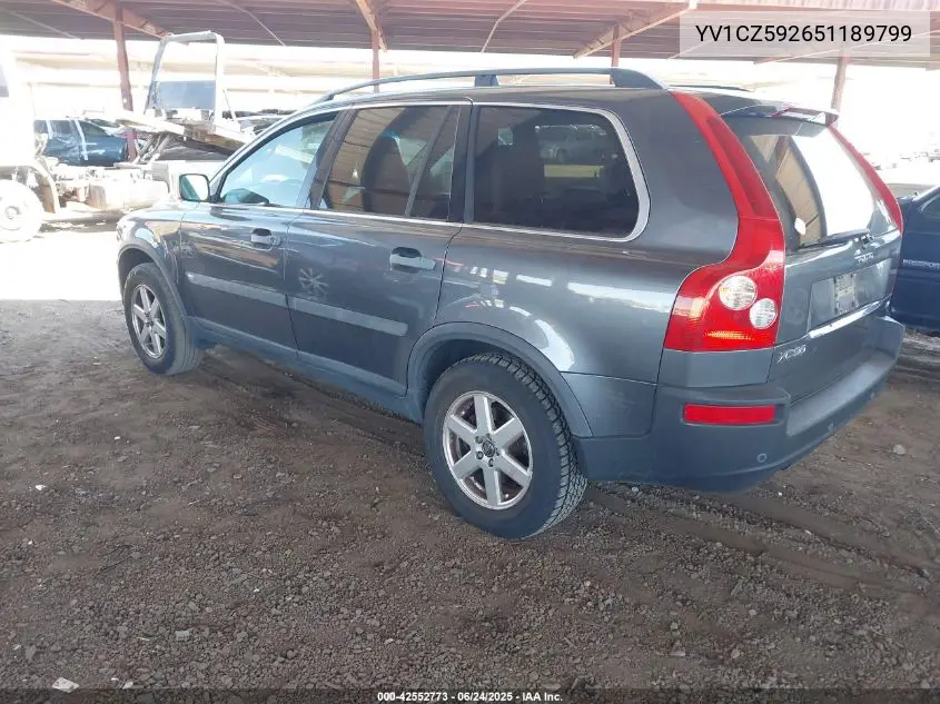 2005 Volvo Xc90 2.5T Awd VIN: YV1CZ592651189799 Lot: 42552773