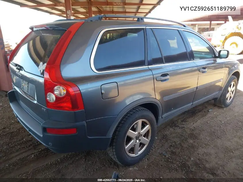 2005 Volvo Xc90 2.5T Awd VIN: YV1CZ592651189799 Lot: 42552773