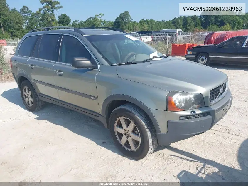 2006 Volvo Xc90 2.5T VIN: YV4CM592X61228963 Lot: 42608609