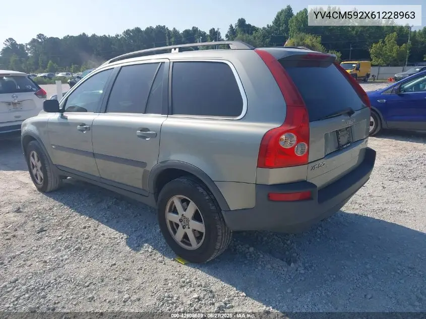 2006 Volvo Xc90 2.5T VIN: YV4CM592X61228963 Lot: 42608609