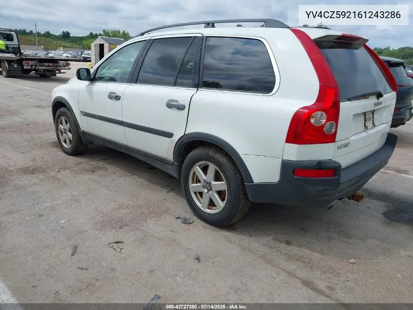 2006 Volvo Xc90 2.5T VIN: YV4CZ592161243286 Lot: 42727380