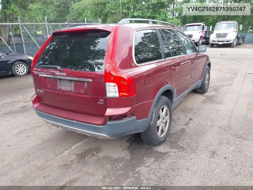 2007 Volvo Xc90 3.2 VIN: YV4CZ982871390747 Lot: 42214827