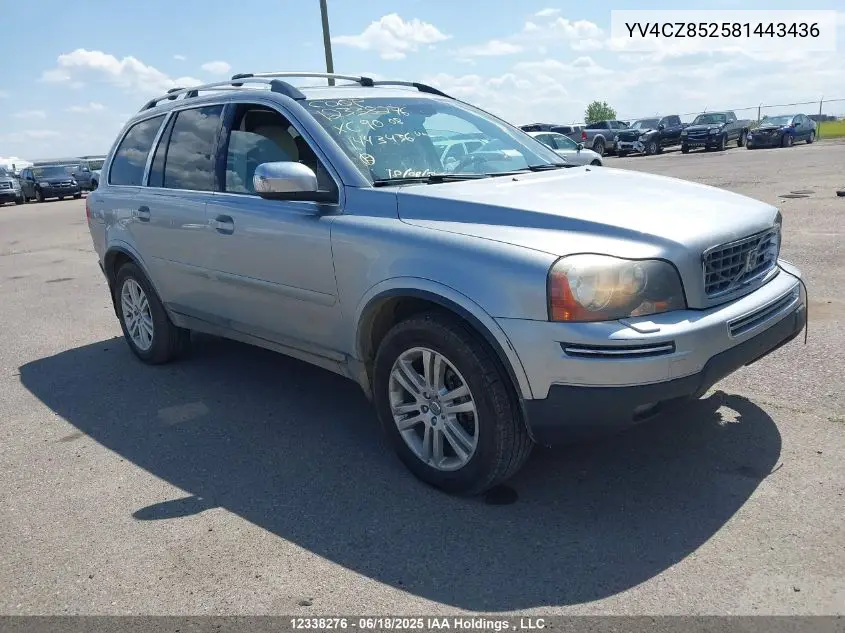 2008 Volvo Xc90 V8 VIN: YV4CZ852581443436 Lot: 12338276