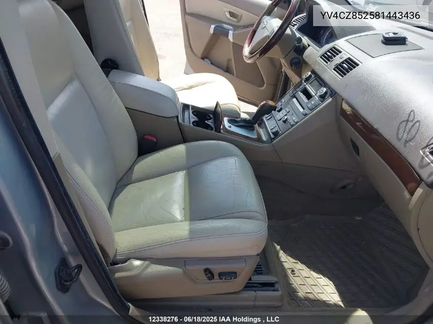 2008 Volvo Xc90 V8 VIN: YV4CZ852581443436 Lot: 12338276