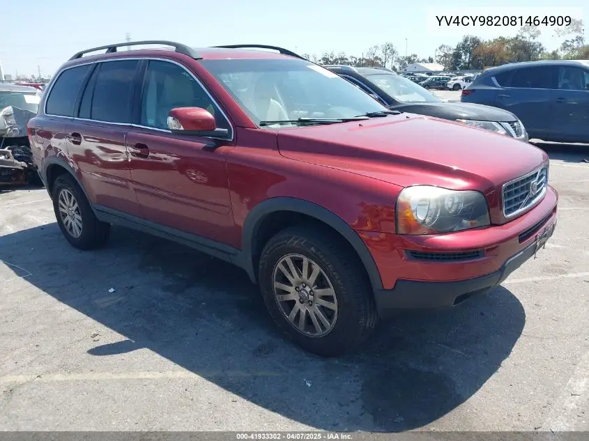 2008 Volvo Xc90 3.2 VIN: YV4CY982081464909 Lot: 41933302