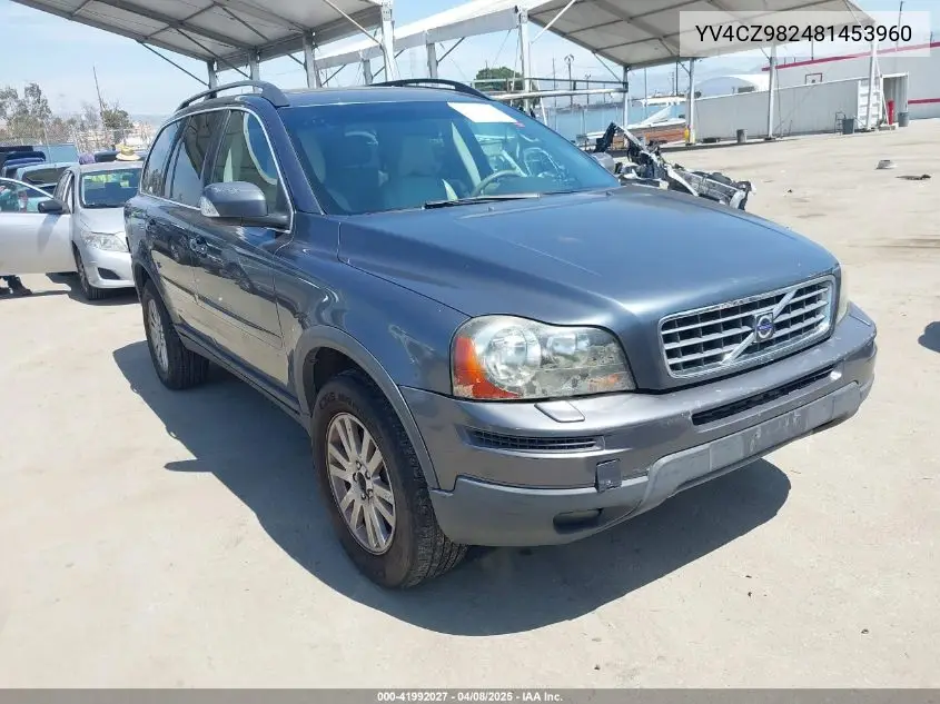 2008 Volvo Xc90 3.2 VIN: YV4CZ982481453960 Lot: 41992027