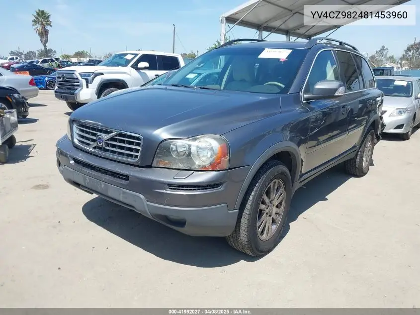 2008 Volvo Xc90 3.2 VIN: YV4CZ982481453960 Lot: 41992027