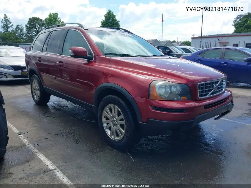 2008 Volvo Xc90 3.2 VIN: YV4CY982181471870 Lot: 42211562