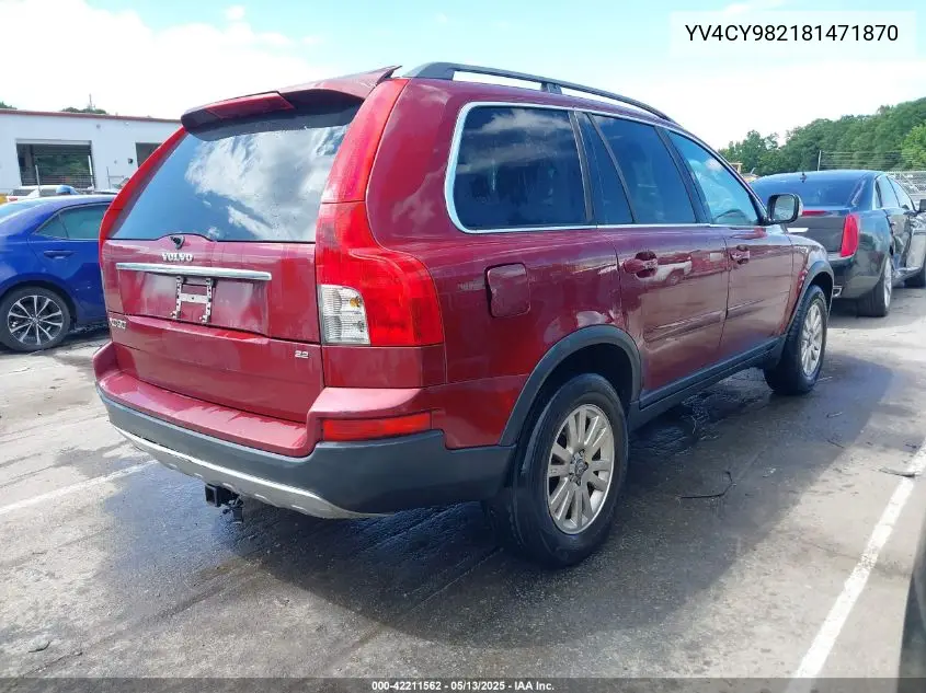 2008 Volvo Xc90 3.2 VIN: YV4CY982181471870 Lot: 42211562