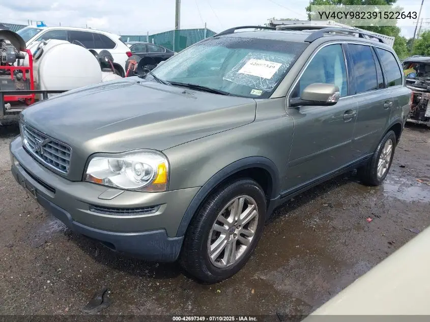 2009 Volvo Xc90 3.2 VIN: YV4CY982391522643 Lot: 42697349