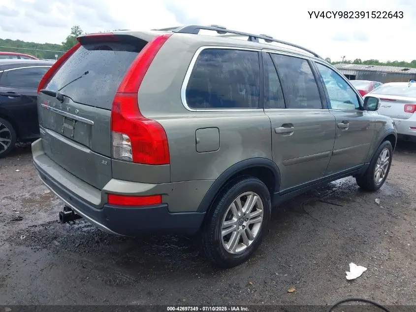 2009 Volvo Xc90 3.2 VIN: YV4CY982391522643 Lot: 42697349
