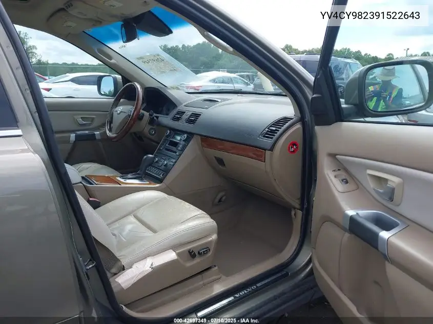 2009 Volvo Xc90 3.2 VIN: YV4CY982391522643 Lot: 42697349