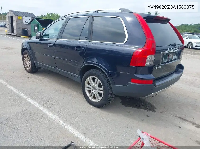 2010 Volvo Xc90 3.2 VIN: YV4982CZ3A1560075 Lot: 42728317