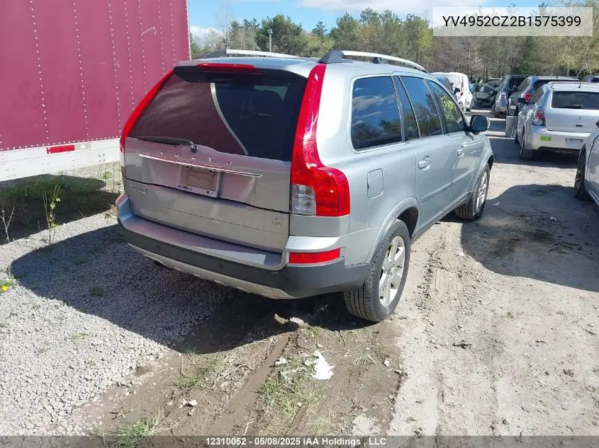 2011 Volvo Xc90 3.2 VIN: YV4952CZ2B1575399 Lot: 12310052