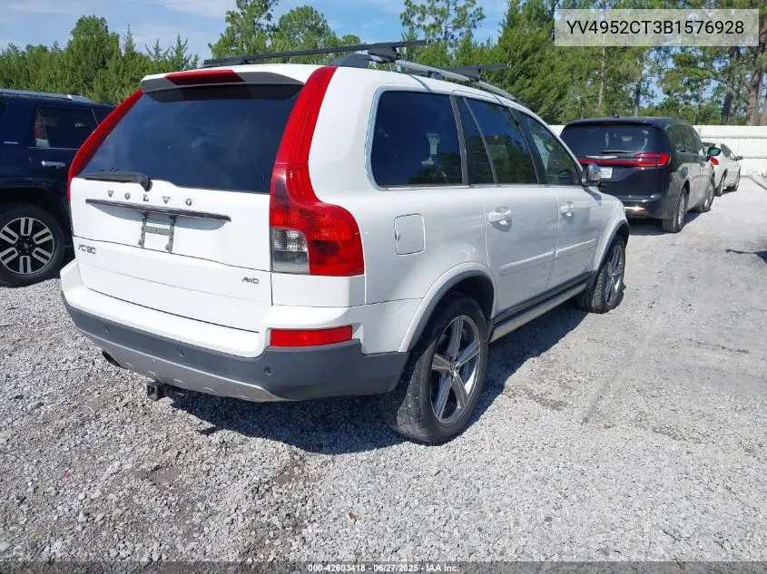 2011 Volvo Xc90 3.2 R-Design VIN: YV4952CT3B1576928 Lot: 42603418