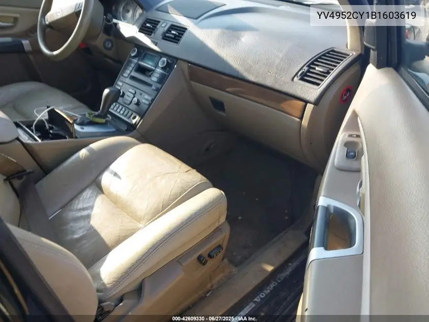 2011 Volvo Xc90 3.2 VIN: YV4952CY1B1603619 Lot: 42609330