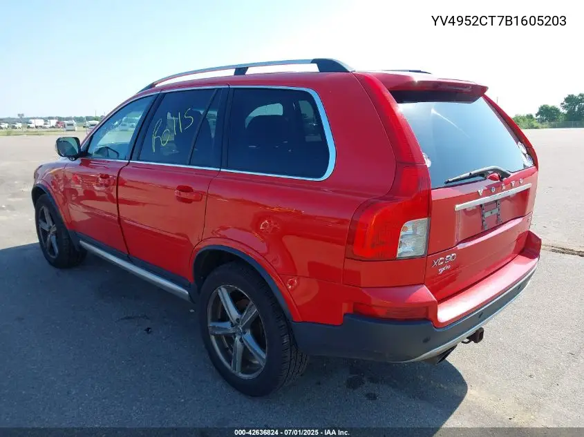 2011 Volvo Xc90 3.2 R-Design VIN: YV4952CT7B1605203 Lot: 42636824