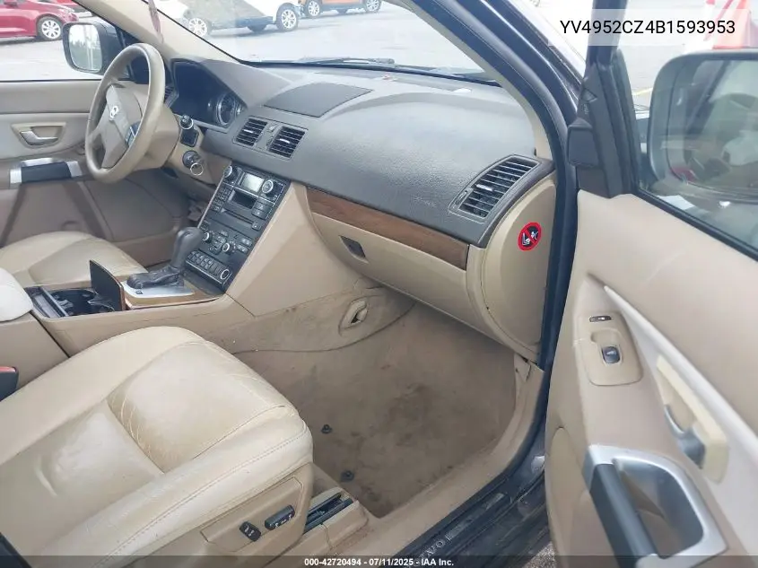2011 Volvo Xc90 3.2 VIN: YV4952CZ4B1593953 Lot: 42720494