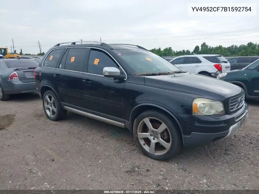 2011 Volvo Xc90 3.2 R-Design VIN: YV4952CF7B1592754 Lot: 42769439